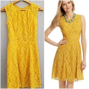 BCBGMaxAzria Marigold Yellow Dress